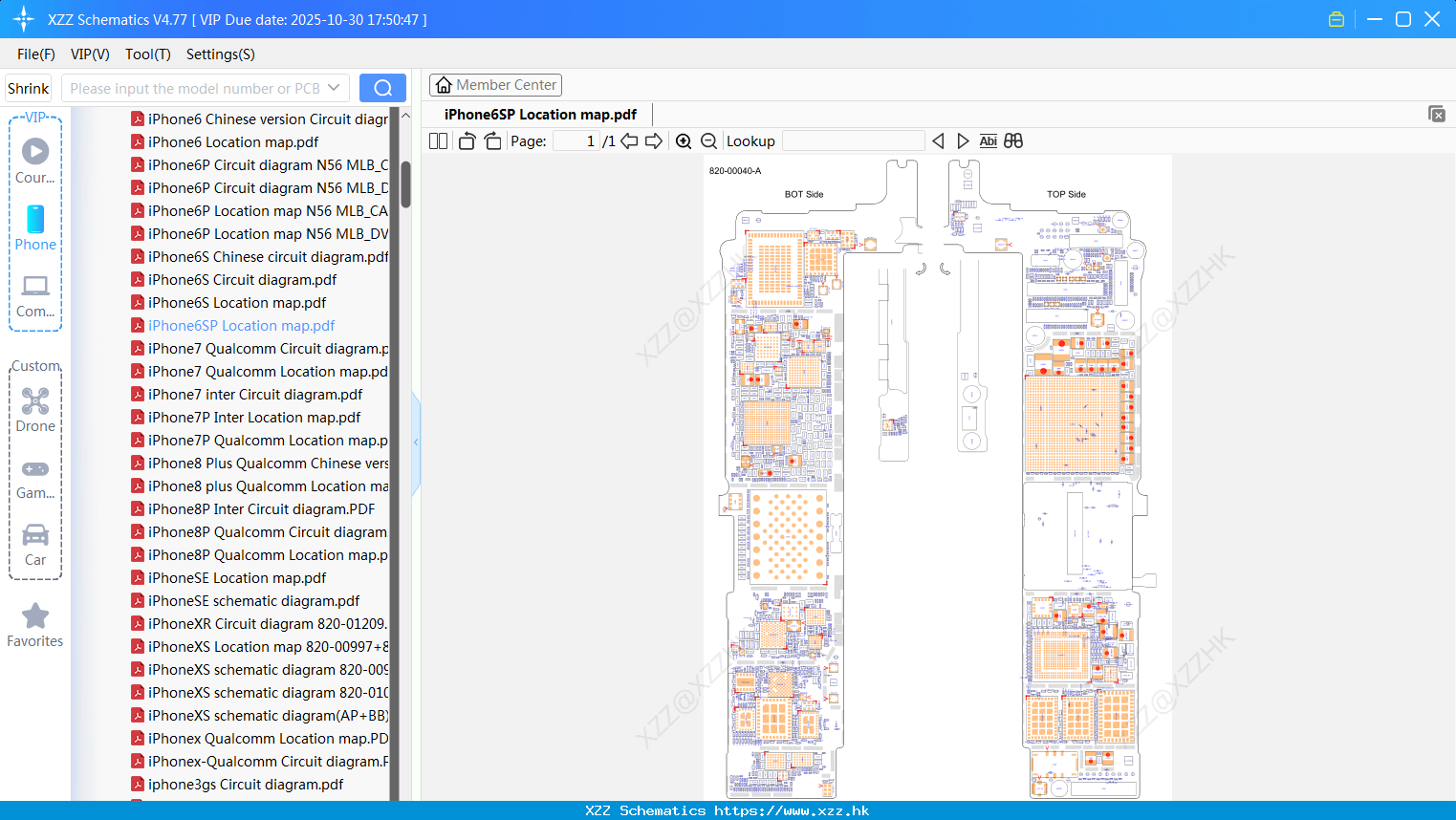 IPhone6SP Location Map